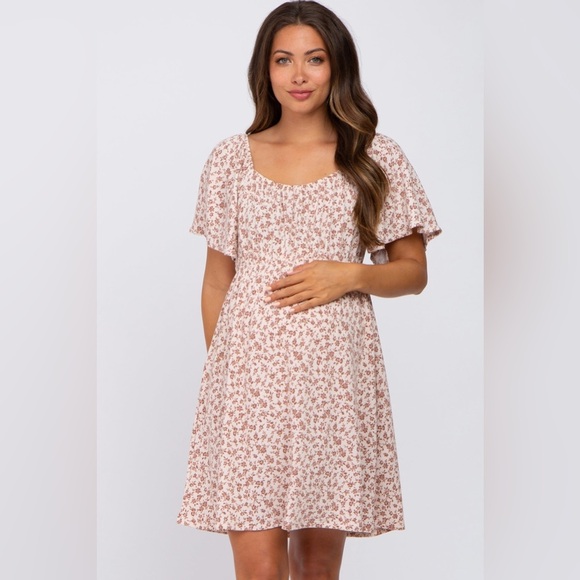 Pinkblush boho floral ultra soft mini dress nwot - Picture 1 of 5